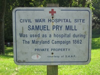 Civil War Hospital Site Marker image. Click for full size.