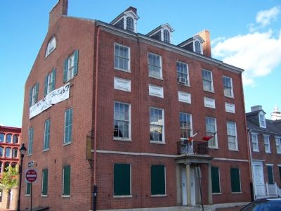 Carroll Mansion facing Lombard Street image. Click for full size.