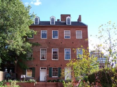 Carroll Mansion - Museum Entrance in Rear image. Click for full size.