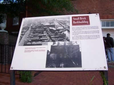 Discription of Small Brick Backbuilding image. Click for full size.