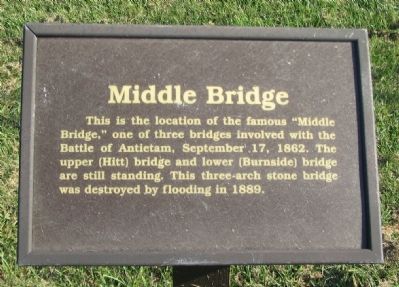Middle Bridge Marker image. Click for full size.