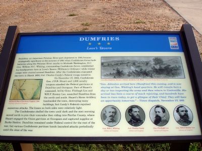 Dumfries Civil War Trails Marker image. Click for full size.
