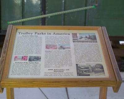 Trolley Parks In America Marker image. Click for full size.