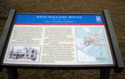 Reid-Ballard House Marker. Click for full size. Reid-Ballard House Marker image. Click for full size.