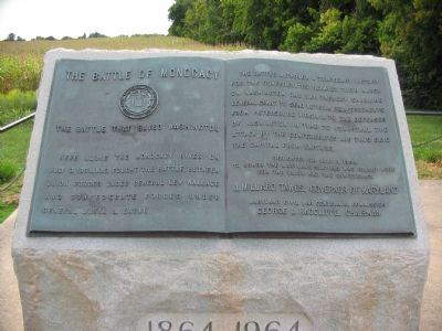 Battle of Monocacy Marker image. Click for full size.