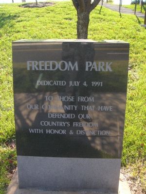 Freedom Park Marker image. Click for full size.