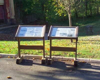 "Changing Face of Glen Echo" marker next to "Glen Echo's Crystal Pool" marker image. Click for full size.