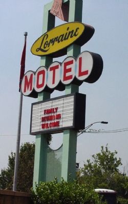 Lorraine Motel Sign image. Click for full size.