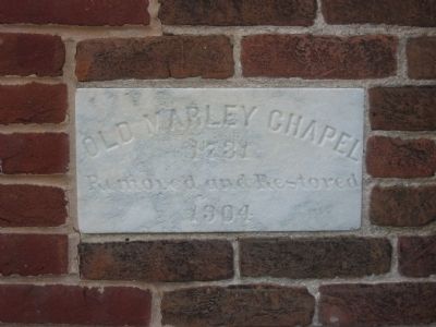 Old Marley Church Stone image. Click for full size.
