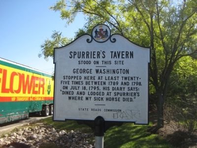 Spurrier's Tavern Stood on this Site Marker image. Click for full size.