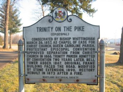 Trinity on the Pike Marker image. Click for full size.