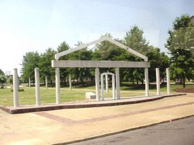 Marker is in Robert Church Park. Click for full size. Marker is in Robert Church Park image. Click for full size.