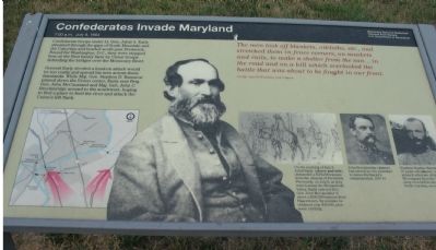 Confederates Invade Maryland Marker image. Click for full size.