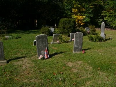 Civil War Soldier's Grave in the Cemetery image. Click for full size.
