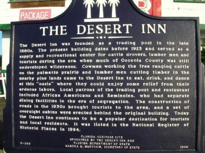 Desert Inn Marker image. Click for full size.
