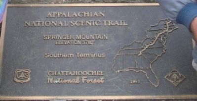 Springer Mountain Marker image. Click for full size.