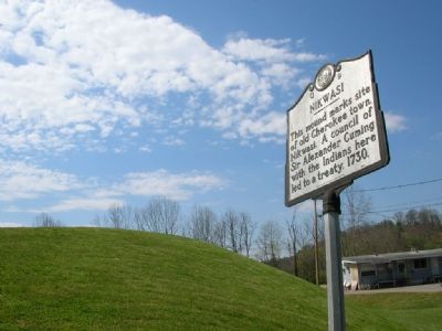 Nikwasi Marker at the Mound image. Click for full size.