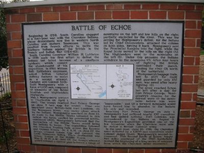 Battle of Echoe Marker image. Click for full size.