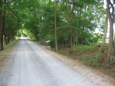 Marker along the Service Road. Click for full size. Marker along the Service Road image. Click for full size.