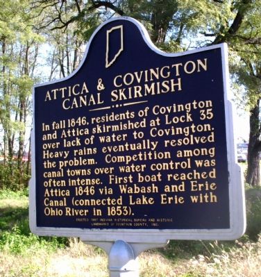 Attica & Covington Canal Skirmish image. Click for full size.