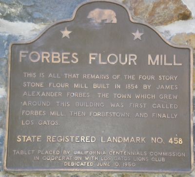 Forbes Flour Mill Marker image. Click for full size.