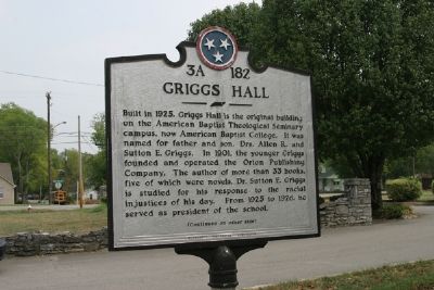 Griggs Hall Marker image. Click for full size.
