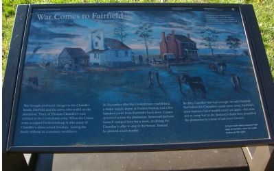 War Comes to Fairfield Marker. Click for full size. War Comes to Fairfield Marker image. Click for full size.