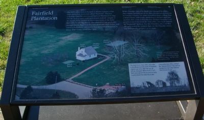 Fairfield Plantation Marker image. Click for full size.