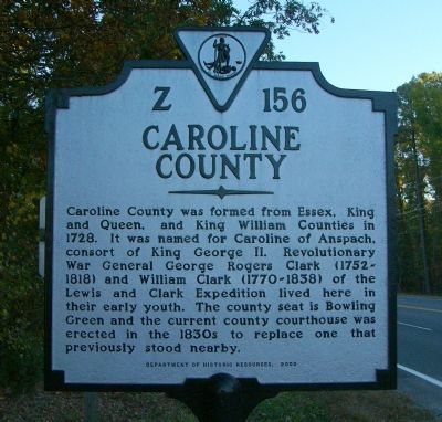 Caroline County Face. Click for full size. Caroline County Face image. Click for full size.