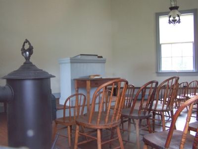Interior of Meeting House. Click for full size. Interior of Meeting House image. Click for full size.
