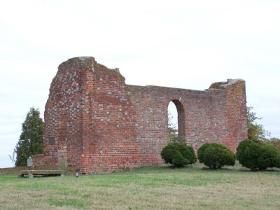 Ruins of Old White Marsh Church image. Click for full size.