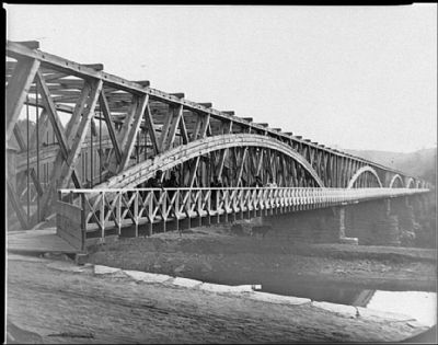 Chain Bridge as it Looked in the Civil War image. Click for full size.