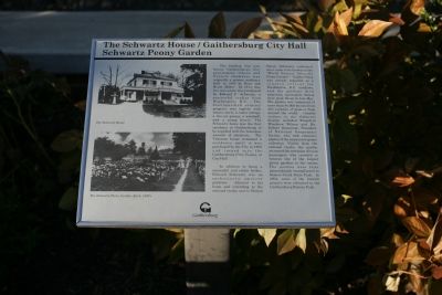 The Schwartz House Marker image. Click for full size.
