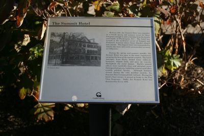 The Summit Hotel marker image. Click for full size.