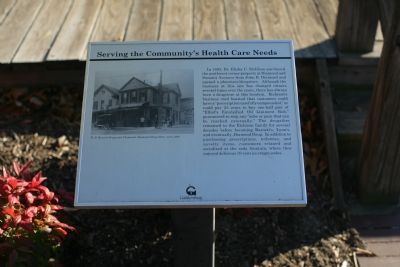 Serving the Community's Health Care Needs marker image. Click for full size.