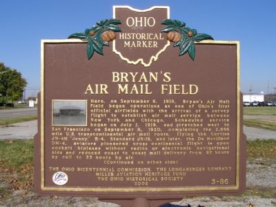 Bryan's Air Mail Field Marker image. Click for full size.