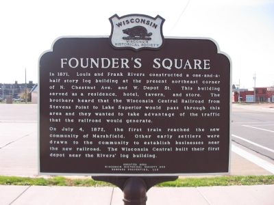 Founder's Square Marker image. Click for full size.