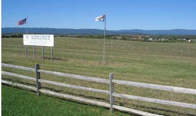 Cedar Creek Battlefield. Click for full size. Cedar Creek Battlefield image. Click for full size.
