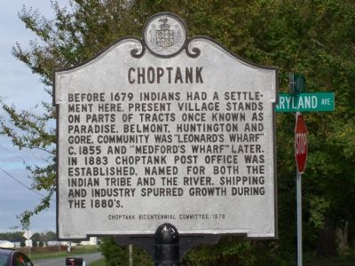 Choptank Marker image. Click for full size.