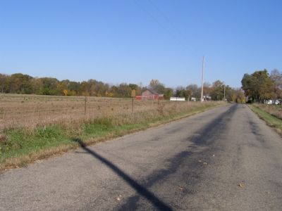 The possible house site (west of the road) image. Click for full size.