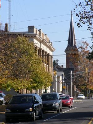 East on Rush Street towards town. Click for full size. East on Rush Street towards town image. Click for full size.