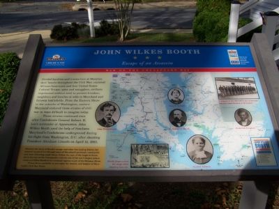 John Wilkes Booth Marker. Click for full size. John Wilkes Booth Marker image. Click for full size.