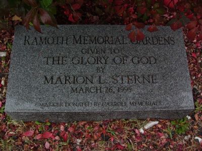 Ramoth Memorial Gardens Marker image. Click for full size.