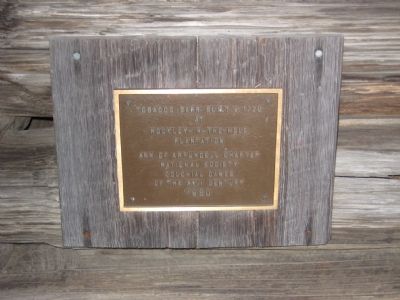 Tobacco Barn Marker. Click for full size. Tobacco Barn Marker image. Click for full size.