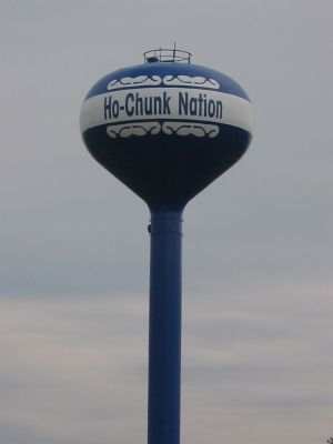 Ho-Chunk Nation Water Tower. Click for full size. Ho-Chunk Nation Water Tower image. Click for full size.