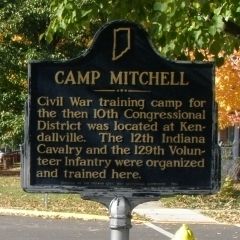 Camp Mitchell Marker image. Click for full size.