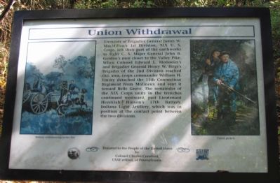 Union Withdrawal wayside image. Click for more information.