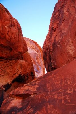 Atlatl Rock Petroglyphs image. Click for full size.