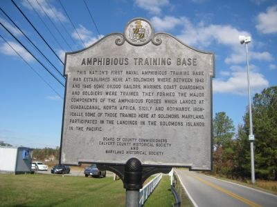 Amphibious Training Base Marker. Click for full size. Amphibious Training Base Marker image. Click for full size.