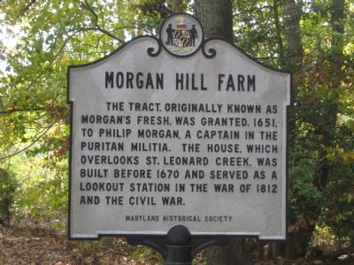 Morgan Hill Farm Marker image. Click for full size.
